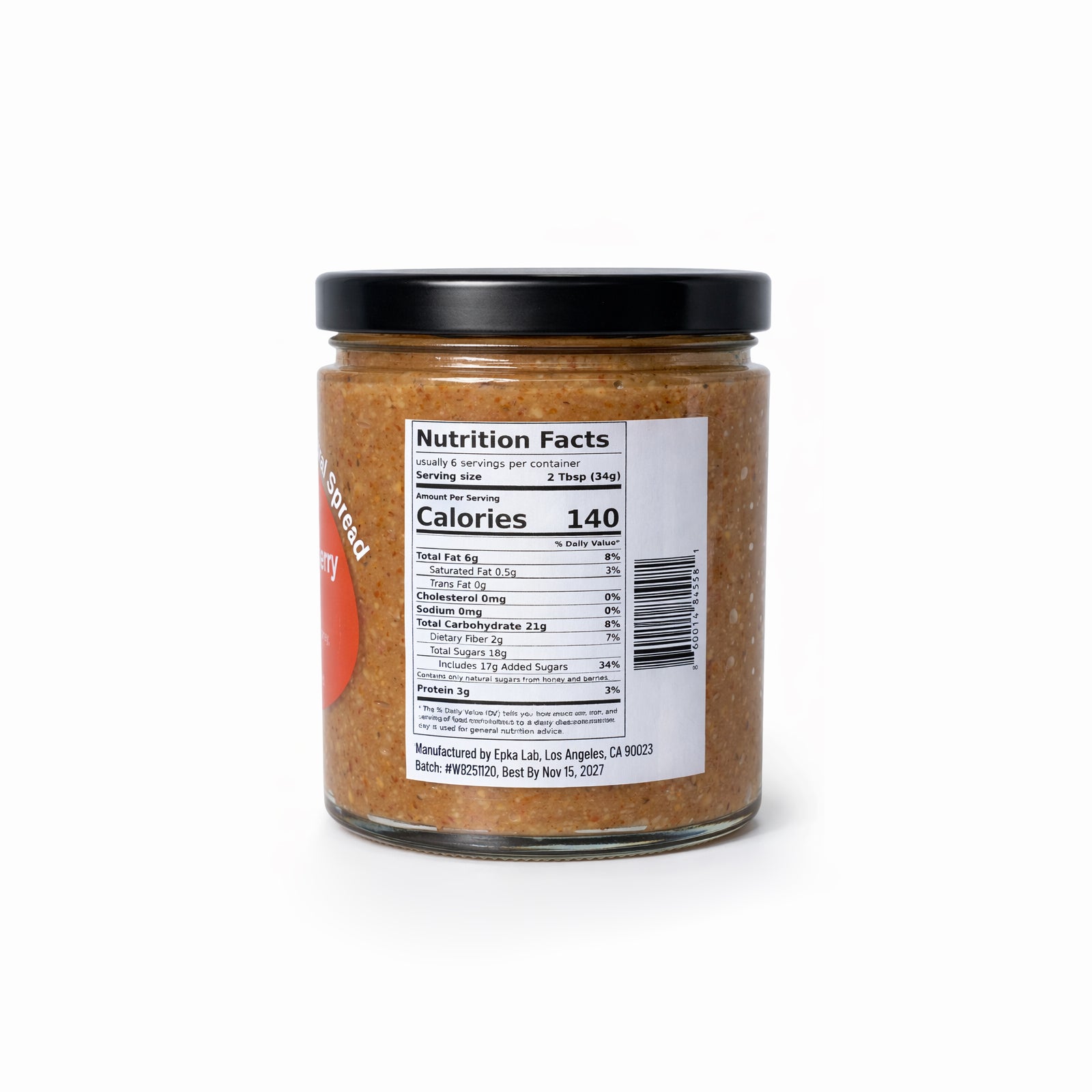 Almonds & Strawberries Natural Spread