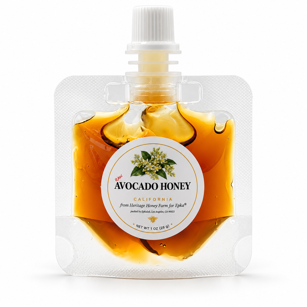 California Honey Collection – 6 Raw Honey Varieties in Squeeze Pouches