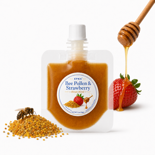 Bee Pollen & Strawberry Honey Blend, 1 oz Pouch