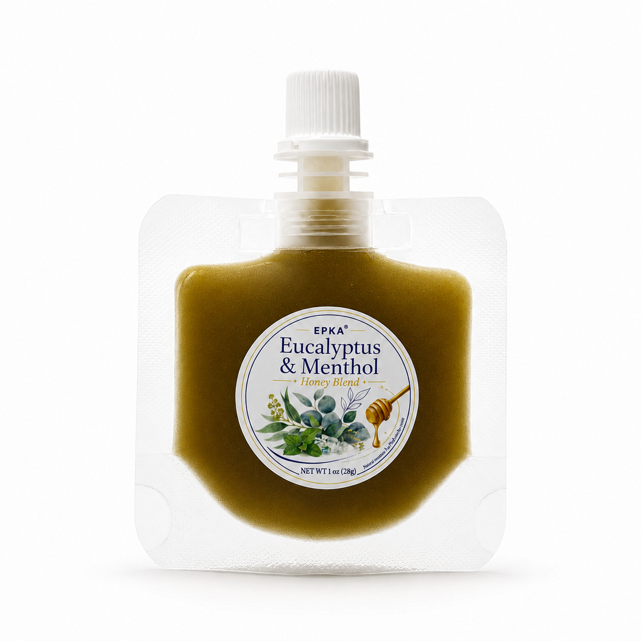Eucalyptus & Menthol Honey Blend, 1 oz Pouch