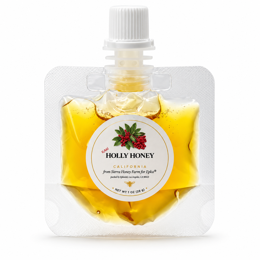 California Honey Collection – 6 Raw Honey Varieties in Squeeze Pouches
