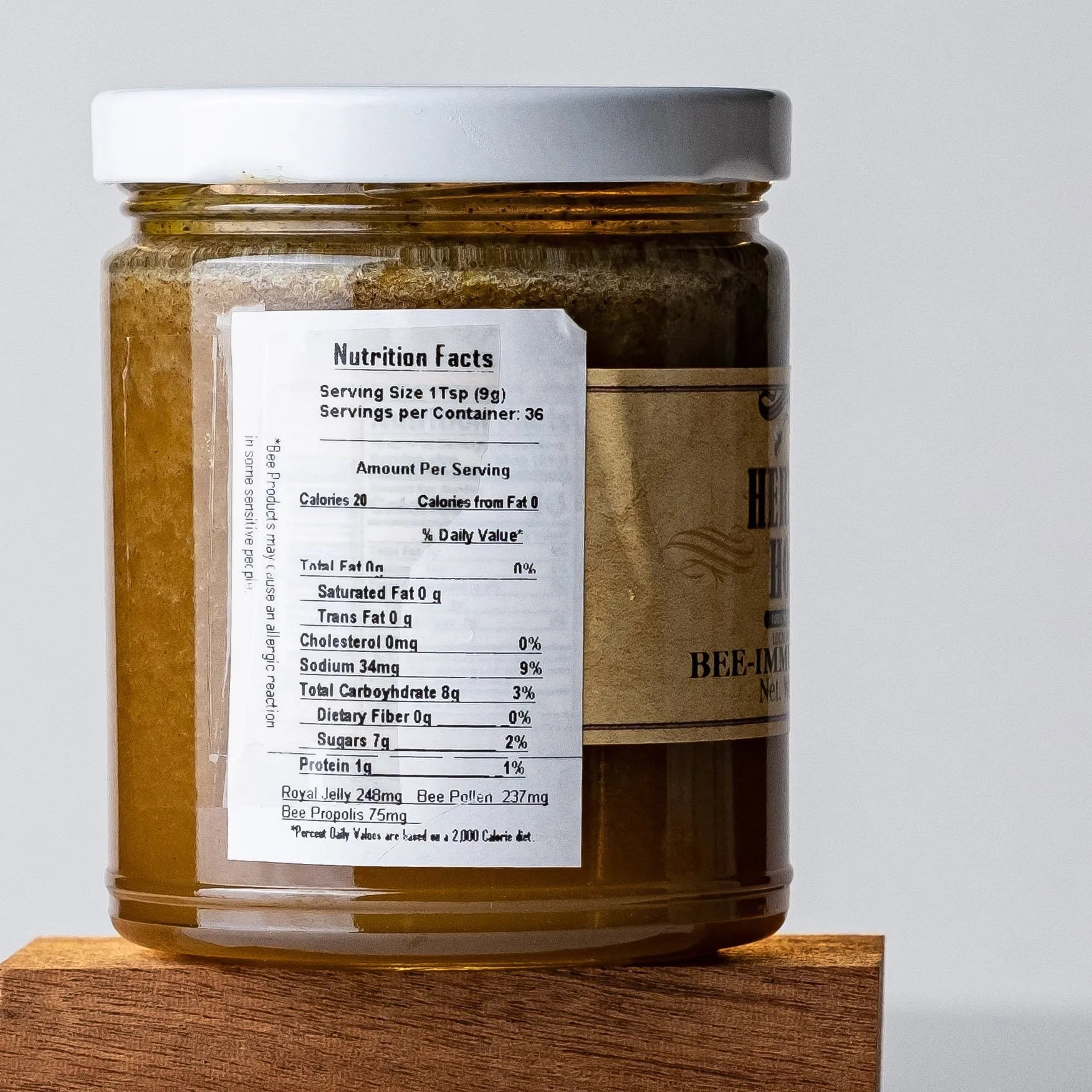 Honey with Bee Pollen, Propolis and Royal Jelly