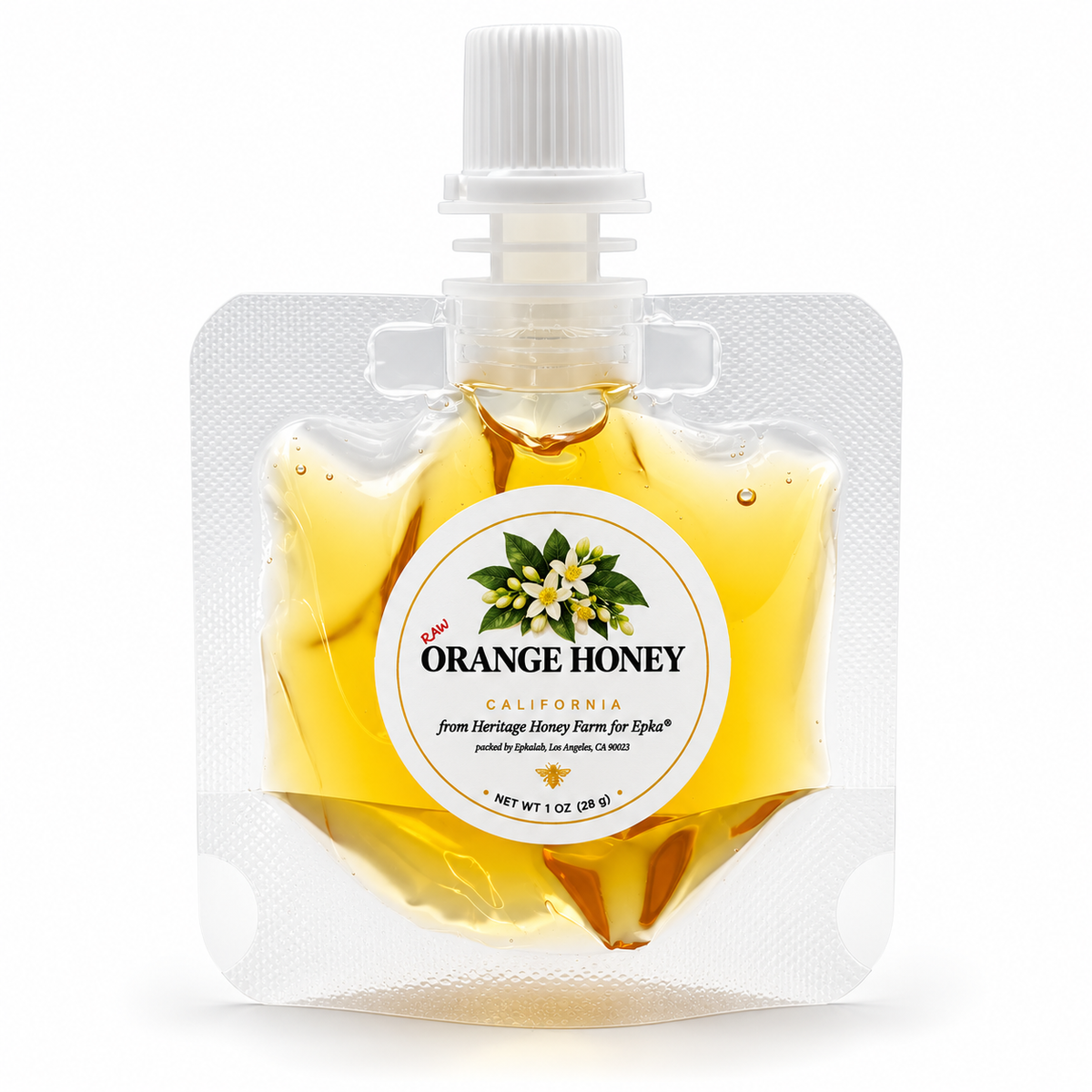 California Honey Collection – 6 Raw Honey Varieties in Squeeze Pouches