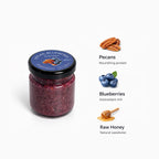 Natural Nut & Berry Spread Variety Set with Raw Honey & Bee Pollen