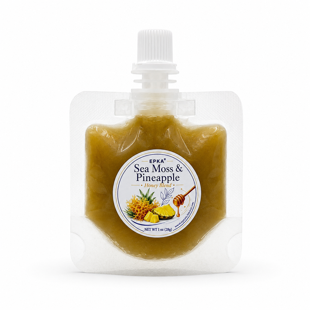 Sea Moss & Pineapple Honey Blend, 1 oz Pouch