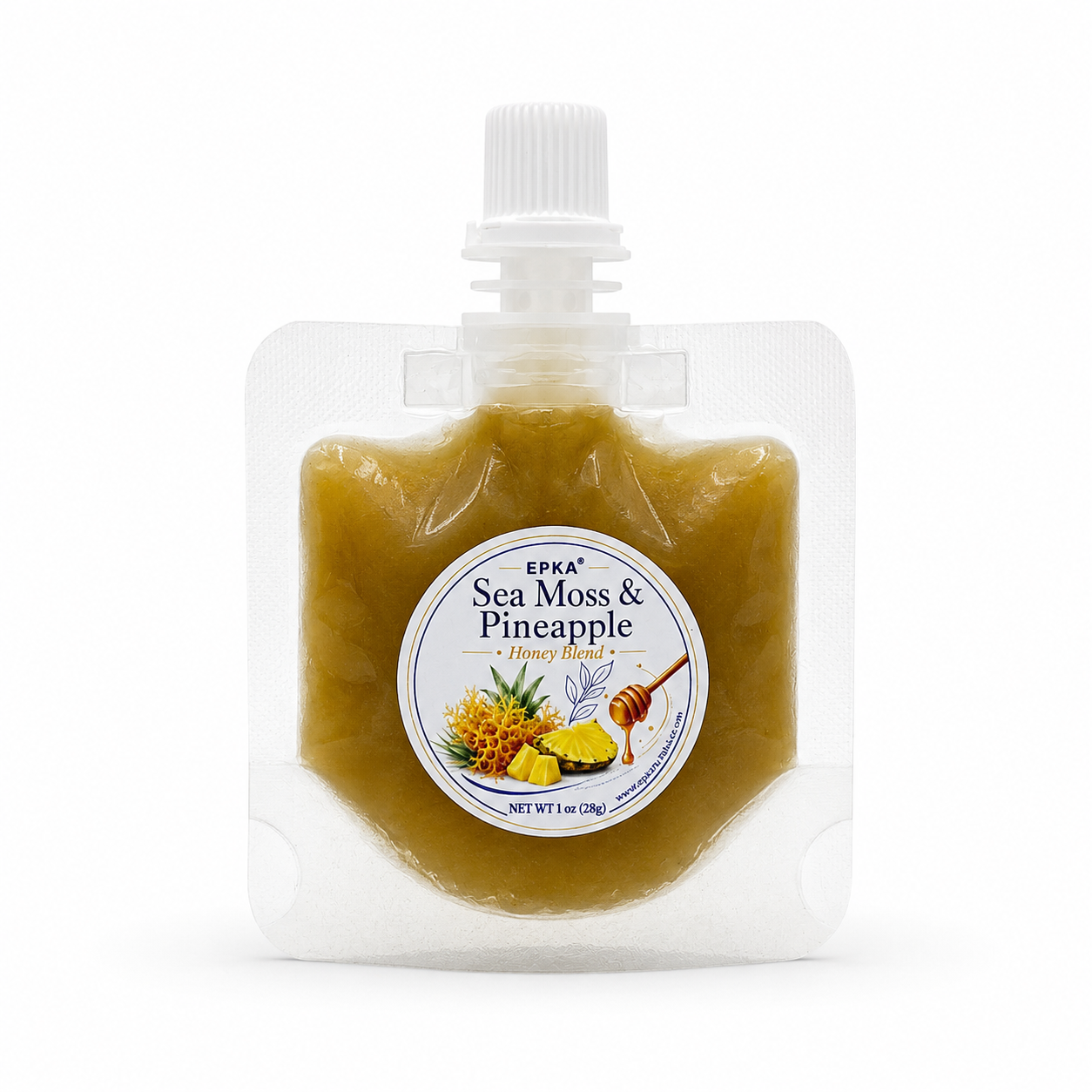 Sea Moss & Pineapple Honey Blend, 1 oz Pouch